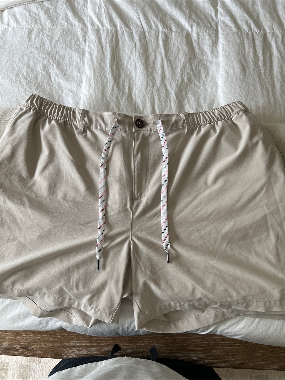 chubbies Light Taupe Drawstring Shorts